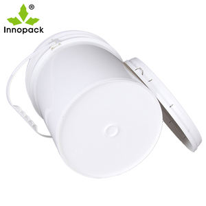 Seau portable pour l'extérieur Poignée en plastique de couleur personnalisée/Poignée en métal Seau à peinture Matériau PP de qualité alimentaire - Product Image 5