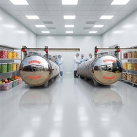 Commerciële lyofilisator vacuümvriesdroogmachine voor het vriesdrogen van voedsel, fruit, groenten, champignons en chips