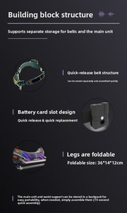 Phong cách phổ biến thiết kế thời trang đi bộ exoskeleton chân Robot cho Đi Bộ Đường Dài Ngoài Trời - Product Image 5