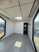 Capsule spatiale à double étage, maison de luxe pour glamping, pod panoramique avec fenêtre, insonorisée, imperméable, isolante thermiquement, design moderne, hôtel