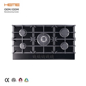 36 Inch 8 mm Tempered Glass Gas Cooktop Built in Manufacturer 5 Burner Cocina a Gas - Product Image 1