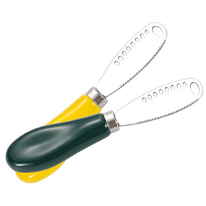 Ceramic Handle Butter Knife 430 Stainless Steel With Holes Household Cheese Knife <b>Jam</b> Spreader Cream Cheese Knife - Product Image 3