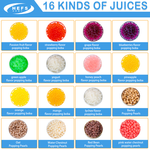 Direct Sale 1kg Lychee Popping Boba Tea Ingredients Tapioca Pearls For Milk Tea Chain Store And Shop - Product Image 6
