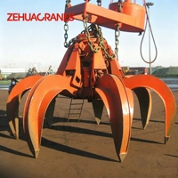 Godet de préhension personnalisé pour grue, type coquille et écorce d'orange, électro-hydraulique, pour grue portique RMG
