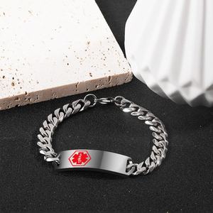 Pulsera de Acero Inoxidable Impermeable de Alta Calidad 2024 para Grabado DIY - Product Image 5