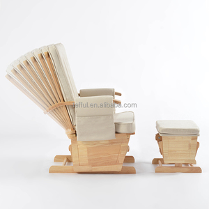 High back <b>recliner</b> maternity nursing breastfeeding nursery glider rocking chair for living room - Product Image 2