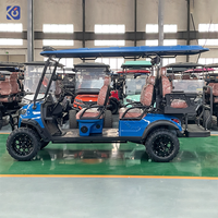 Voiture de golf électrique 6 places CAMP, batterie lithium 72V, voiture de golf de luxe, buggy de chasse