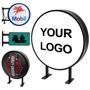 IDEA GIFT Boîtes lumineuses publicitaires LED extérieures étanches à haute luminosité, forme personnalisée, boîte lumineuse en acrylique, affichage de logo de magasin - Product Image 1