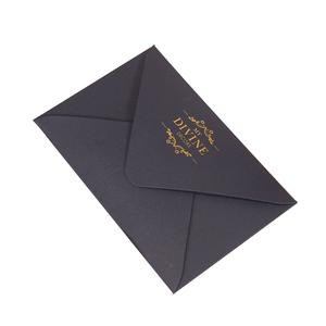 Custom Matt Golden logo <strong>Mini</strong> Invitation Recycled Gift Card Holder Packaging <strong>Envelope</strong> - Product Image 4