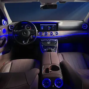 Dédié pour E300 E260 E200 E350 E-class W213 Barre de sortie de lumière ambiante avec Turbine Glows Tuning Intérieur Extérieur Pièces Tendance