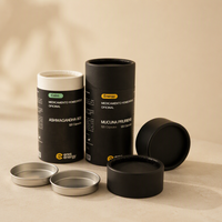 Emballage cosmétique biodégradable recyclable toutes les tailles 50ml pots de papier d'art cosmétique Tube de papier de cylindre environnemental de qualité alimentaire
