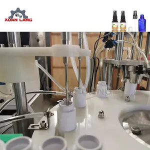 Automatic high-speed spray filling line / spray aerosol packaging equipment / automatic quantitative filling machine