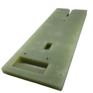 G-10 garolite màu xanh lá cây cơ sở CNC gia công phần với helicoil chèn - Product Image 1