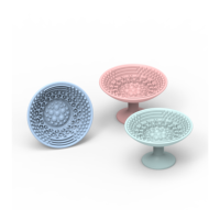 Gobelet de nettoyage pour pinceaux de maquillage en silicone personnalisé ACC-056 FCA, lot en vrac, fabriqué en Chine
