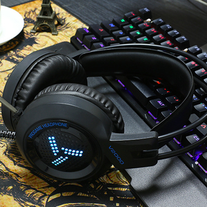 Casque de jeu LIMEIDE <span class=keywords><strong>V2000</strong></span> transfrontalier, lumineux, pour e-sport, circum-auriculaire, avec basses améliorées, éclairage RVB et ANC - Product Image 6