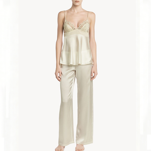 <span class=keywords><strong>Camicia</strong></span> da <span class=keywords><strong>Notte</strong></span> Bianca Invernale in Pizzo Sexy Floreale Trasparente in Rete Morbida con Scollo a V e Maniche Corte con Chiusura a Coulisse - Product Image 5