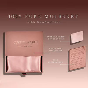 ปลอกหมอนผ้าไหมหม่อน100% ขนาด22มม. สีบริสุทธิ์สำหรับใช้ในบ้านปลอกหมอน100% ผลิตตามสั่ง - Product Image 4