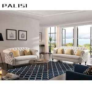 تصميم اسكندنافي أوربي حديث ، من <span class=keywords><strong>Scandinavia</strong></span> معتم تشيسترفيلد لغرفة المعيشة 3 فنادق مواد خشبية - Product Image 3