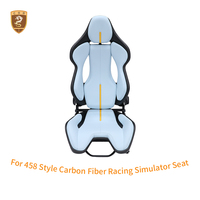 Siège de course en fibre de carbone sèche pour simulateur de conduite, cockpit de simulation pour Ferrari 296GTB SF90 F8 458 488 Simracing, siège baquet