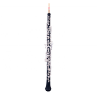 Professional TAISHAN Soprano Oboes C Key 17-Key Adjustable Hard Rubber Body Wind Instrument Model TSOB-602 for Performance Use