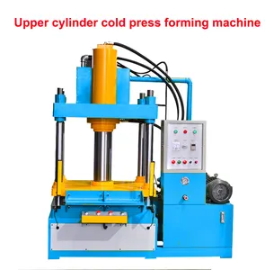 Upper cylinder hydraulic cold pressing machine for felt