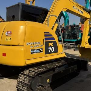 Excavadora Agrícola de 7 Toneladas a Bajo Precio, Komatsu PC70, Miniexcavadora de Orugas de 7 Toneladas para Construcción, Agricultura y Obras - Product Image 1