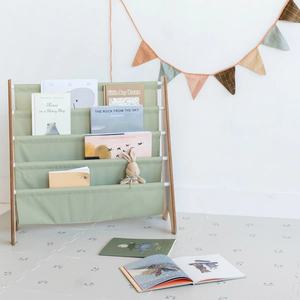 Bibliothèque en bois <span class=keywords><strong>pour</strong></span> enfants Montessori étagère porte-<span class=keywords><strong>livres</strong></span> <span class=keywords><strong>pour</strong></span> enfants organisateur bébé chambre bibliothèque enfants étagère Montessori - Product Image 3