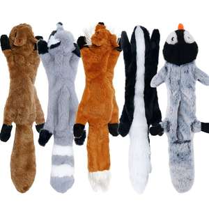 Juguete de Peluche de Perro de Dibujos Animados Joyisng, Juguete Masticable con Sonido, Sin Relleno, Interactivo, Divertido, para Uso en Interiores/Exteriores, para Perros Pequeños/Medianos/Grandes - Product Image 1