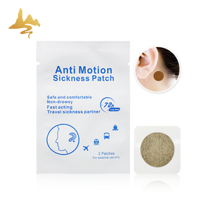 Usine directe d'approvisionnement en soins de santé Chine extrait de gingembre à base de plantes plus de coussin de nausée patchs transdermiques de mal des transports d'oreille - Product Image 3
