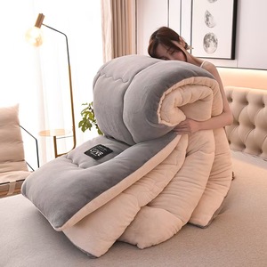 Piumino Invernale in Fibra Chimica Spazzolata, Trapuntato e Ispessito con Nucleo Caldo in Pile, 5kg, Singolo, per Dormitorio, Hotel e Uso Domestico, Vendita all'Ingrosso - Product Image 3