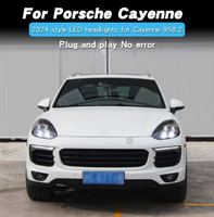 Phares LED de style Matrix PDLS pour Porsche Cayenne 958 (2015-2017) - Assemblage de phares avant Plug and Play