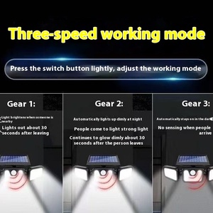 Năng lượng mặt trời đèn đường vườn cảm biến chuyển động ánh sáng mặt trời Vườn trang trí nội thất năng lượng mặt trời ánh sáng Đèn tường ngoài trời đèn <span class=keywords><strong>LED</strong></span> vườn năng lượng mặt trời đèn đường - Product Image 4