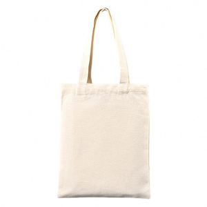 Muestra Gratuita, Bolsas de Compras Reutilizables Baratas con Logotipo Personalizado al por Mayor, Bolsa de Lona de Algodón Blanca Lisa con Personalización - Product Image 5