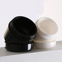 3g 5g 10g 15g 30g 50g 80g Contenant rond pour crème Nail Gel Couvercle en plastique givré pour bocaux Vente en gros