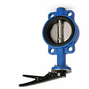 Válvula de Mariposa C-Way DN100 Manual PN16, Conexión Tipo Wafer, Cuerpo-DI y Disco-Asiento de Acero Inoxidable 304, NBR OEM para Plantas de Tratamiento de Agua - Product Image 3