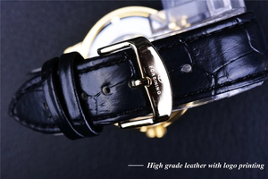 Reloj de Pulsera FORSINING GMT838 para Hombre, Reloj Mecánico Automático de Lujo con Esqueleto, de Acero Inoxidable - Product Image 6