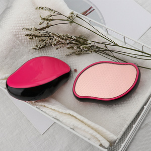 Nano Glass Foot File Rose Red Oval TPR Gentle Exfoliator For Dead Skin And Calluses Foot Care - Product Image 1