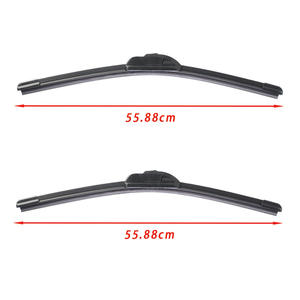 Balais d'essuie-glace sans cadre pour Honda Ridgeline 2006-2022, essuie-glaces de pare-brise avant, en caoutchouc, 55,88 cm, ensemble - Product Image 2