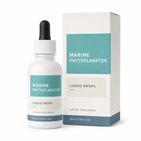 Gouttes de bien-être marin avec concentré de phytoplancton 500mg, sélénium, zinc, vitamine B12 et saveur citron – Vente en gros