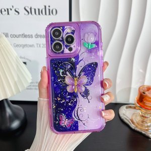 <span class=keywords><strong>Mejor</strong></span> <span class=keywords><strong>precio</strong></span> 3 en 1 colorido Saprkle lindo caso para niñas Anti-choque 3 en 1 teléfono contraportada para Zte Axon 50 A54 - Product Image 3