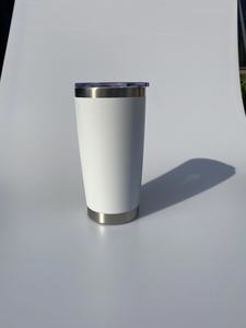 20oz 50pcs Stainless Steel Tumbler Vacuum Insulated Travel Mug With Lid Double Wall Thermal <b>Coffee</b> Cup Minimalist Design For All - Product Image 3