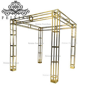 กรอบรูปสแตนเลสสีทองสำหรับงานแต่ง - Product Image 2