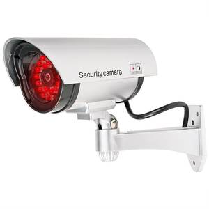 Nicht-Echte Kamera Outdoor Wasserdichte Sicherheits-Simulationskamera mit LED-Licht Monitor CCTV Überwachungs-Bullet-Kamera - Product Image 1