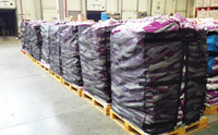 Solution personnalisée de filetage de palettes imperméable - Protection de cargaison réutilisable pour la logistique par temps pluvieux |   TechCycle