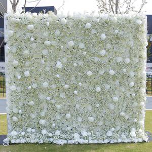 Mur de fleurs artificielles à l'impact visuel exceptionnel pour mariage, fête, événement, cérémonie, toile de fond de photomaton, décoration - Product Image 3