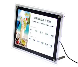 Acrylic LED photo frame lighted frame A4 size