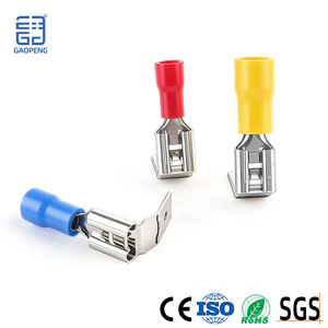 Terminal de Desconexión Hembra Aislado de PVC Gaopeng, <span class=keywords><strong>Conector</strong></span> de Cable Eléctrico de Cobre <span class=keywords><strong>para</strong></span> Crimpado - Product Image 1
