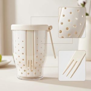 Gobelet à salade personnalisé pour pique-nique en voiture, boîte à fruits et légumes avec fourchette, en plastique, portable, pour petit-déjeuner, salade, fruits et légumes - Product Image 5