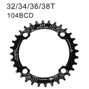 Juego de <span class=keywords><strong>Bielas</strong></span> IXF para MTB Monoplato y Triple Plato con BCD 104 y Eje Cuadrado de 170mm, Piñón de 32/34/36/38T para Bicicleta BMX - Product Image 5