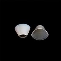 Cercueil plat naturel demi-couverture ongles conseils naturel clair couleur Salon classique ballerine forme faux ongle Extension